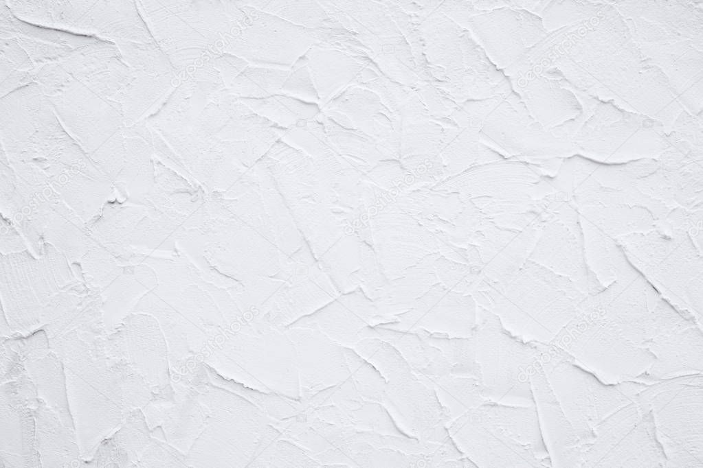 Texture and background of white concrete wall.