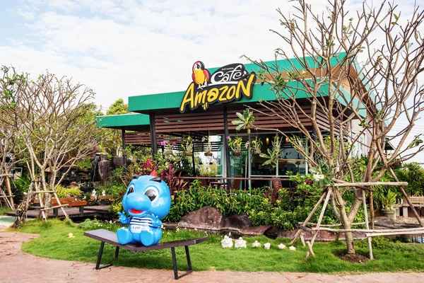 Cafe Amazon coffeeshop in Thailand. — Stockfoto