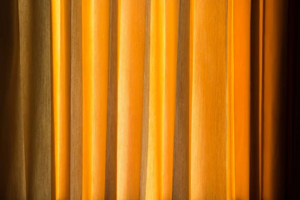 Amarelo cortinas fundo — Fotografia de Stock