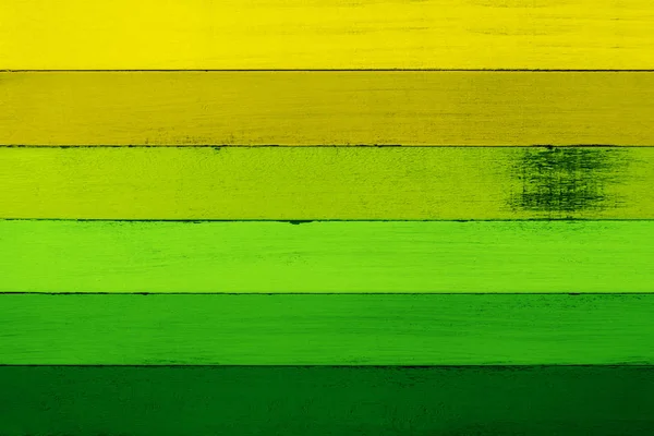 Struttura in legno giallo e verde — Foto Stock