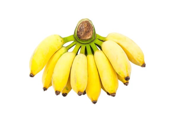 Banán izolovaných na bílém — Stock fotografie