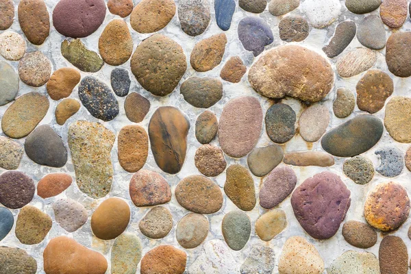 Pebble stone floor tile texture — Stock Photo, Image