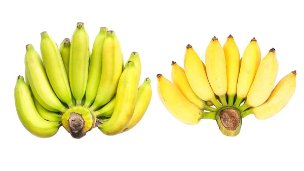 Bananas isoladas sobre fundo branco. — Fotografia de Stock