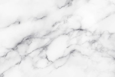 Arka plan için doğal desenli beyaz mermer dokusu