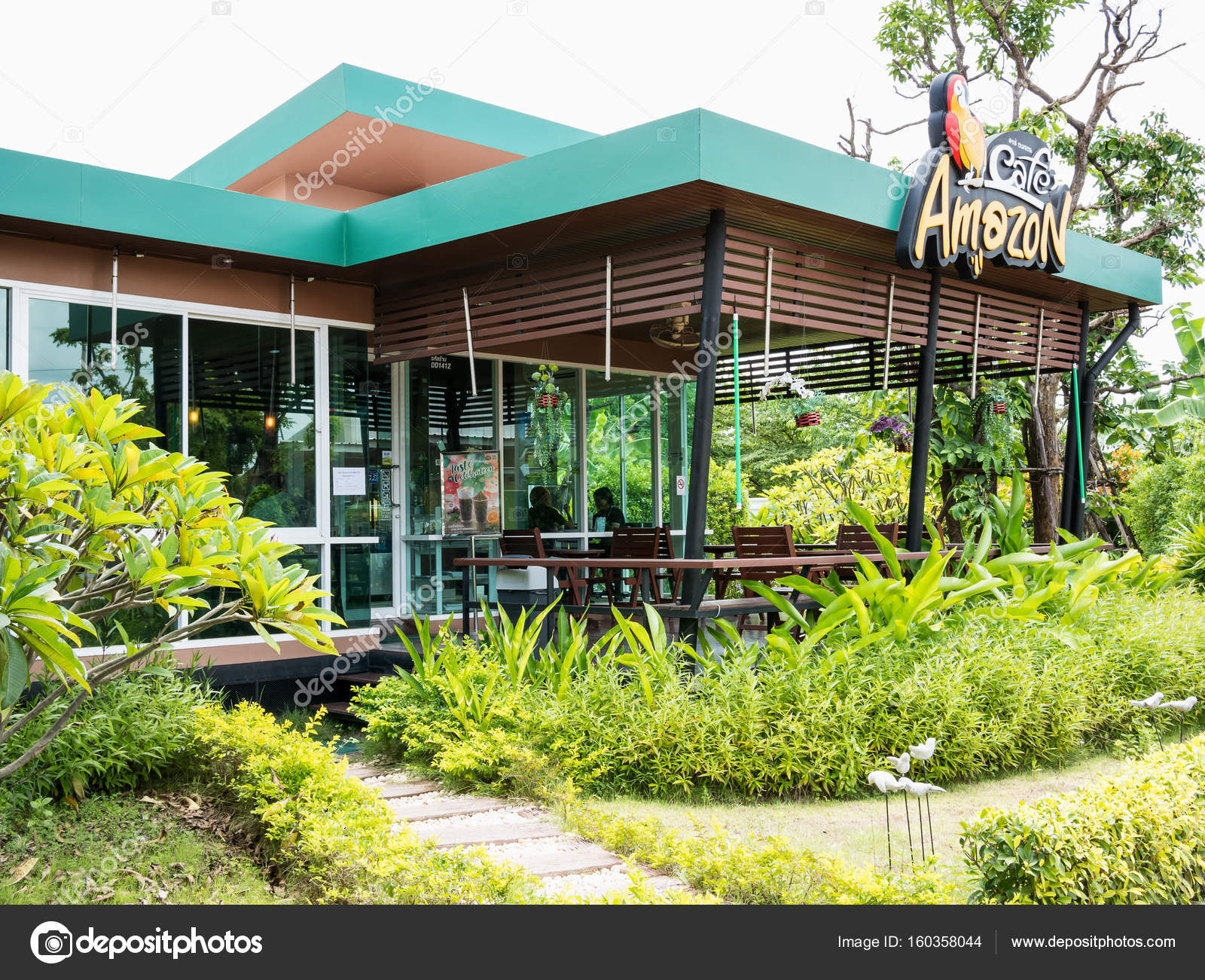 Cafe Amazon coffee shop Stock Editorial Photo © jpkirakun 160358044