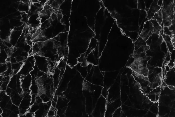 Fekete márvány természetes minta háttér textúra — Stock Fotó