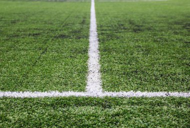 yeşil çim futbol sahası doku