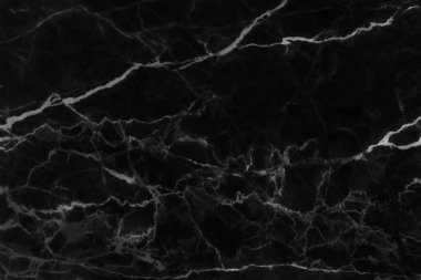 Arka plan için doğal desenli Siyah Mermer doku