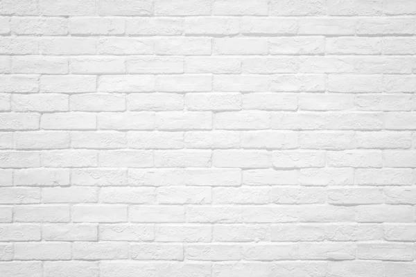 White brick wall texture and background. — Stock Photo, Image