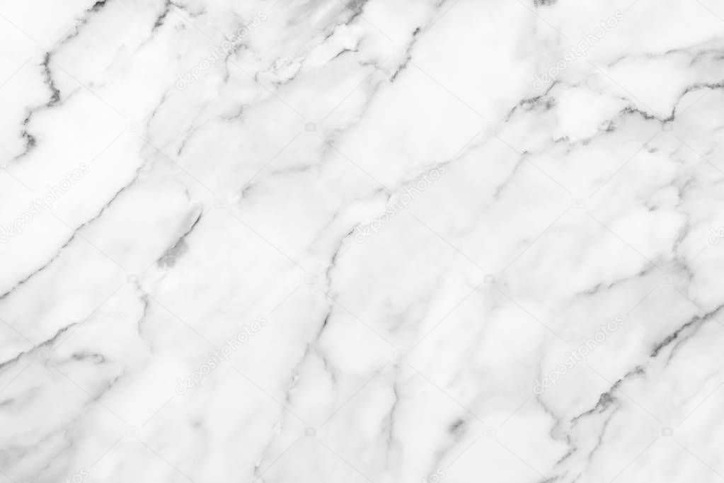 White marble texture and background for design pattern artwork.