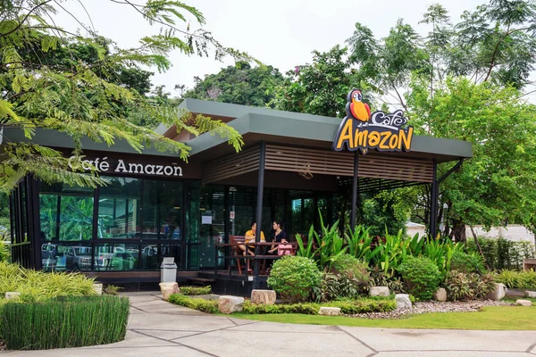 亚马逊咖啡咖啡店 — 图库照片