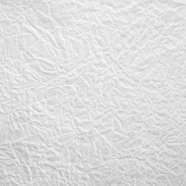 Beyaz buruşmuş kağıt arkaplan. — Stok fotoğraf