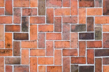 Açık taş blok döşeme zemin arka planı ve doku