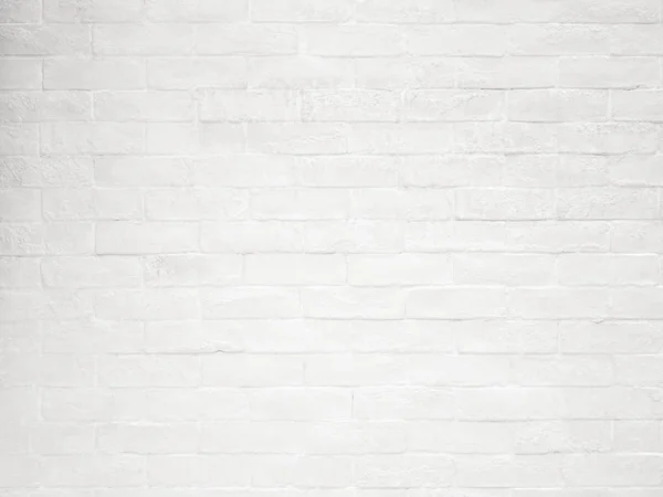 White brick wall texture and background. — Stock Photo, Image