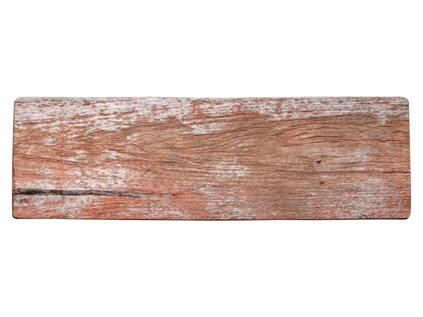 Letrero de madera en blanco — Foto de Stock