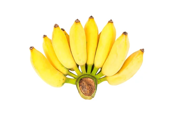 Banana isolada sobre branco — Fotografia de Stock