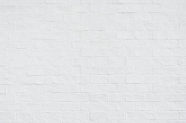 Zemin beyaz tuğla duvar doku.
