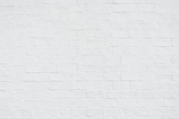 Bakgrund av vitt tegel vägg textur. — Stockfoto