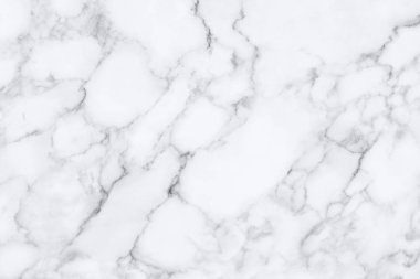 Arka plan için doğal desenli beyaz mermer dokusu