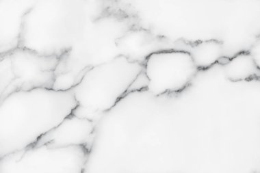 Arka plan için doğal desenli beyaz mermer dokusu