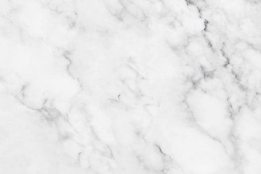 Arka plan için doğal desenli beyaz mermer dokusu