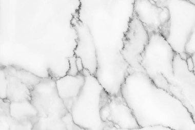 Arka plan için doğal desenli beyaz mermer dokusu