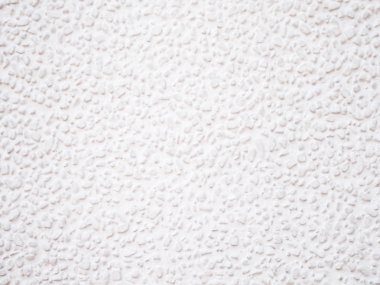 Doku ve arka plan beyaz beton duvar.