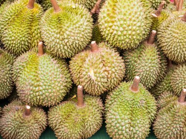 Durian meyve içinde belgili tanımlık çarşı, Tayland.