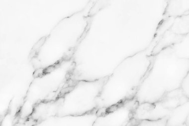 Arka plan için doğal desenli beyaz mermer dokusu