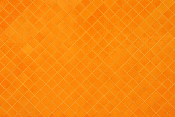 Texture et fond mosaïque orange . — Photo