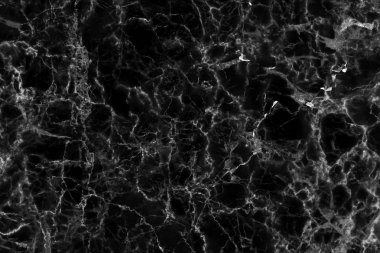 Arka plan için doğal desenli Siyah Mermer doku