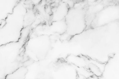 Arka plan için doğal desenli beyaz mermer dokusu