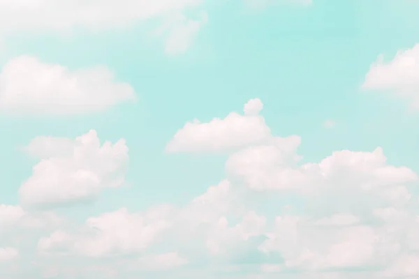 Cloud på blå himmel baggrund - Vintage effekt stil billede - Stock-foto