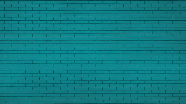 Mavi yeşil tuğla duvar dokusu arka plan — Stok fotoğraf