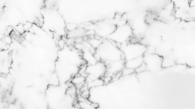 Arkaplan veya tasarım sanatı için doğal desenli beyaz mermer dokusu.