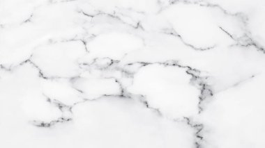 Arkaplan veya tasarım sanatı için doğal desenli beyaz mermer dokusu.