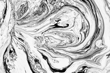 Arkaplan veya lüks fayans zemin ve duvar kağıdı dekoratif tasarımı için soyut siyah ve beyaz mermer taş dokusu.