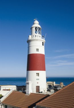  Europa nokta feneri (Trinity deniz feneri veya Victoria Kulesi). Cebelitarık İngiliz denizaşırı toprakları. 