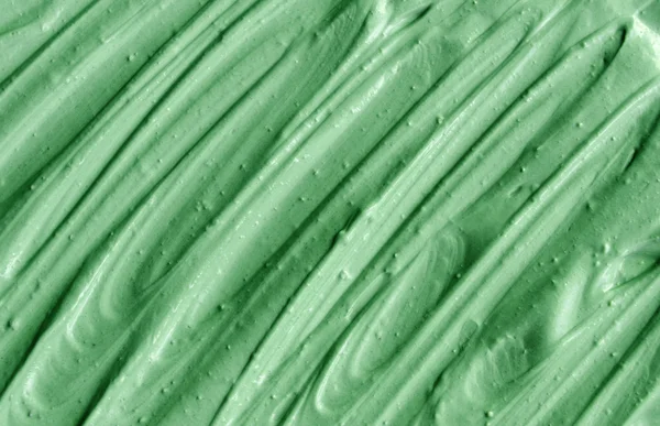 Textura de arcilla cosmética verde de cerca. Fondo abstracto . — Foto de Stock