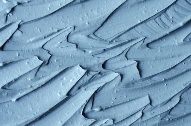 Blue cambrian cosmetic clay texture close up. Abstract background.  clipart