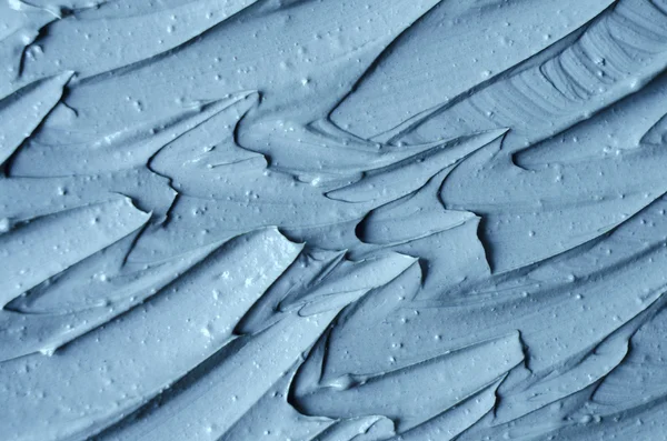 Blue cambrian cosmetic clay texture close up. Abstract background. — Stock Photo, Image