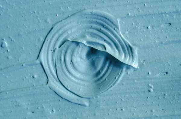 Mavi Kambriyen kozmetik kil doku yakın kadar seçici odak. Arka plan 