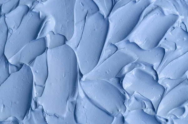Light Blue Bentonite Facial Clay Mask Face Cream Body Wrap — Stock Photo, Image