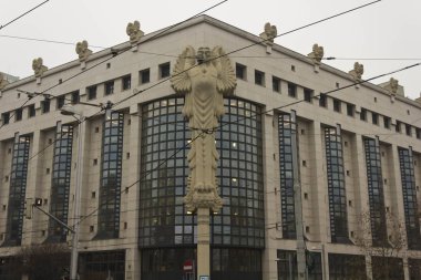 Tu, cephe Viyana Üniversitesi ana Kütüphane Binası 