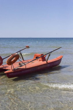 Cankurtaran sahil Follonica Beach, nodody çevresinde üzerinde 