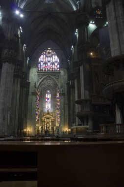  Duomo Milan, iç liturgic çevrenin Catheral 