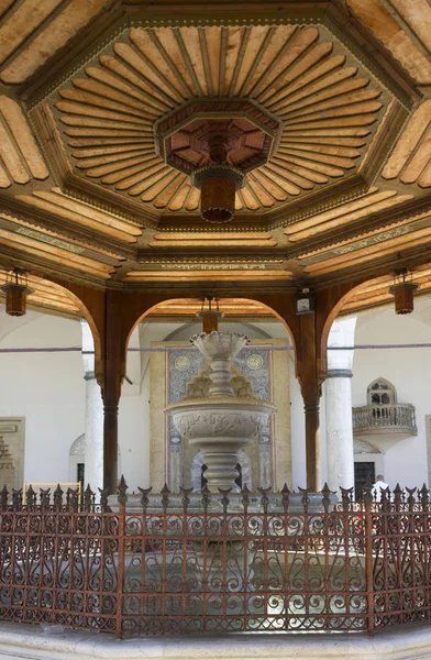 Sarajevo Bosnie Herzégovine Août 2017 Fontaine Mosquée Gazi Husrev Beg — Photo