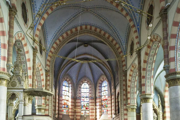 Sarajevo Bosnia Erzegovina Agosto 2018 Interni Della Cattedrale Cattolica Sarajevo — Foto Stock