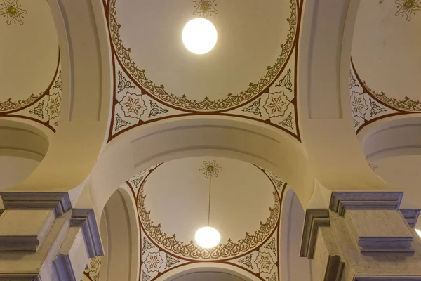 Sarajevo Bosnia Herzegovina August 2017 Ceiling Archs Domes Close Sarajevo — Stock Photo, Image