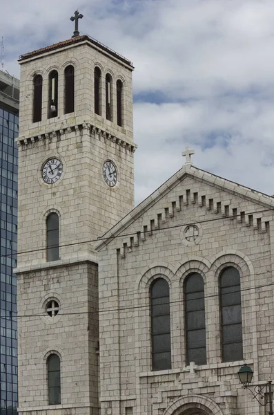 Sarajevo Bosnia Herzegovina Agosto 2017 Detalle Arquitectónico Iglesia San José —  Fotos de Stock